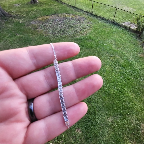 Diamond Bracelet in Sterling Silver - Picture 2 of 5